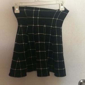 Kokopie Grid Tumblr Skater Skirt